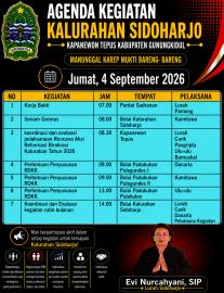 AGENDA 4 SEPTEMBER 2026